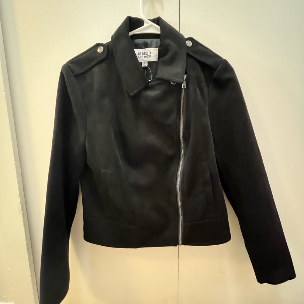Steve Madden Black Leather Jacket